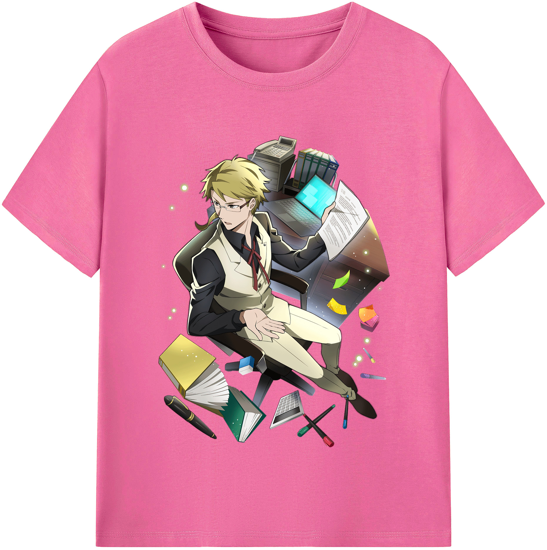 （画像用） 文豪ストレイドッグス Bungo Stray Dogs レディースカジュアルプリントTシャツ（綿100％）